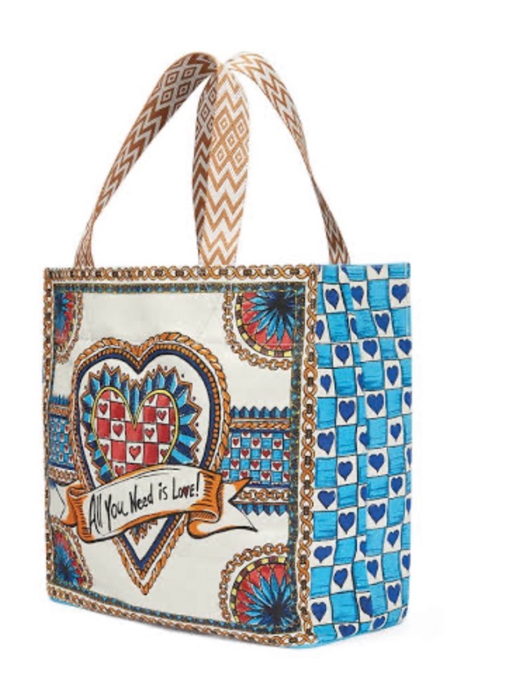 Brighton Spartina 449 All You Need Is Love Canvas Tote Beach Shopper Bag